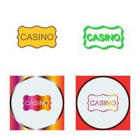 Casino Sign Vector Icon