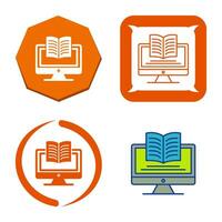 Digital Learning Vector Icon