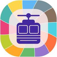 Cable car Vector Icon