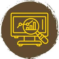 Market Analysis Vector Icon Design