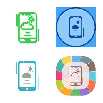 icono de vector de nube