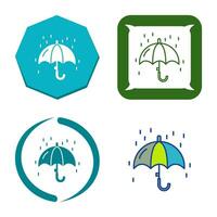 Raining Vector Icon