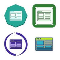 Web Design Vector Icon