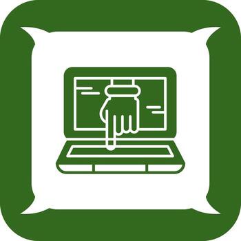 Computer Hacking Vector Icon