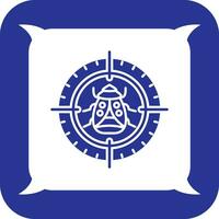 Bug Target Vector Icon