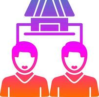 Market Segmentation Vector Icon Design