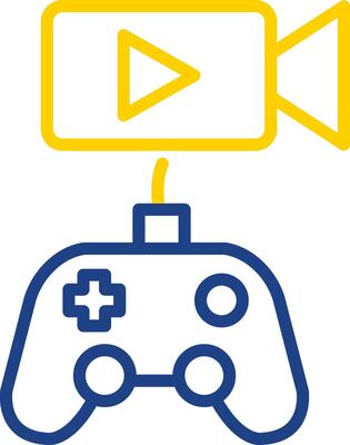 Live Stream Vector Icon Design