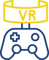 Vr Game Vector Icon Design