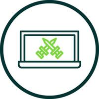 Laptop Vector Icon Design