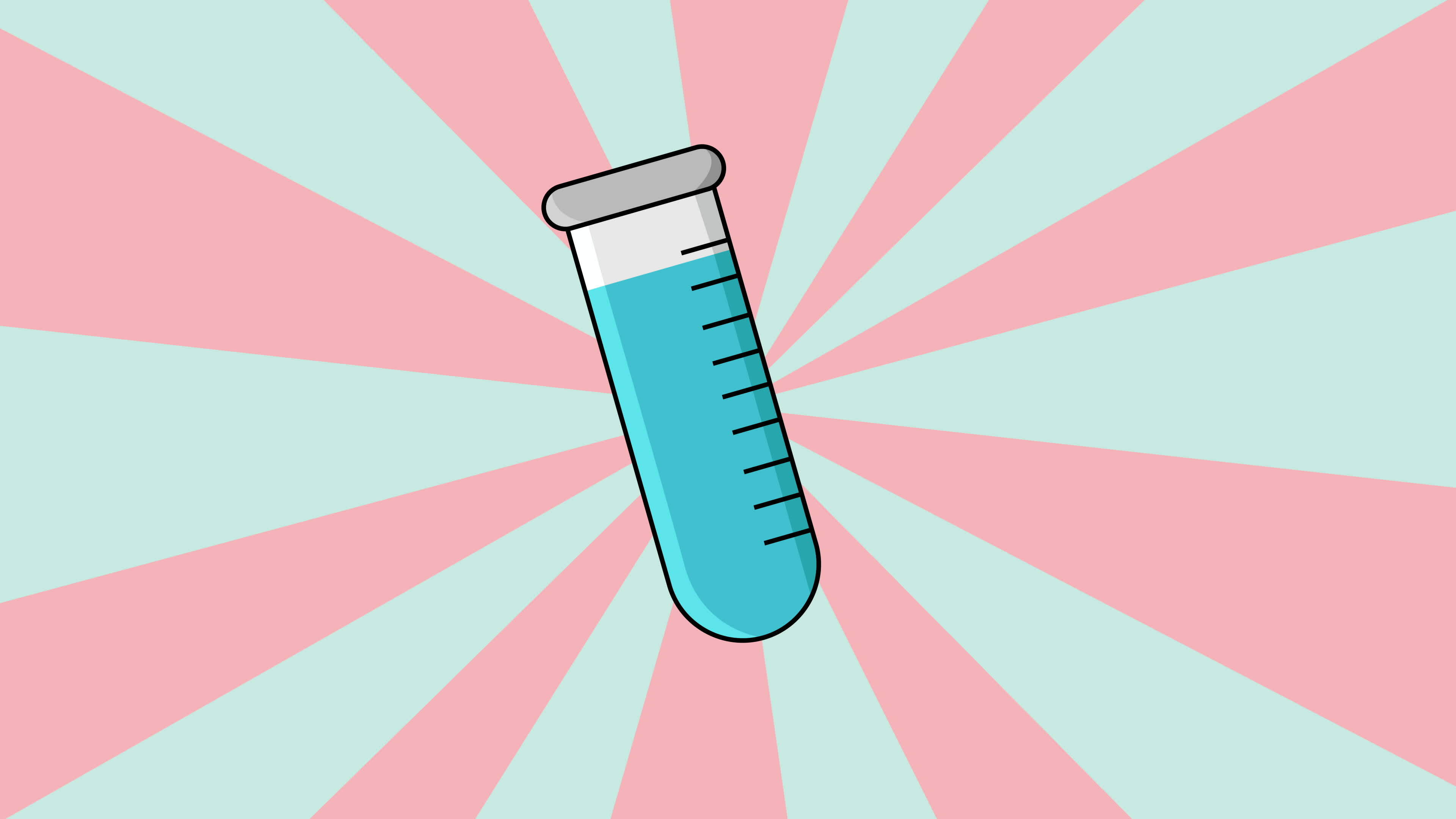Animated test tube icon with a rotating background 31652282 Stock Video ...