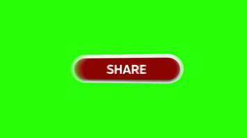 partager bouton animation vert écran video