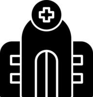 icono de vector de hospital