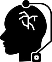 Deep Brain Stimulation Vector Icon