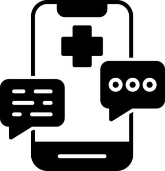 icono de vector de diálogo