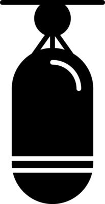Boxing Bag Vector Icon