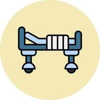 Hospital Bed Vector Icon