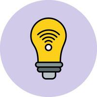 Smart Bulb Vector Icon