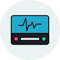 Electrocardiogram Vector Icon