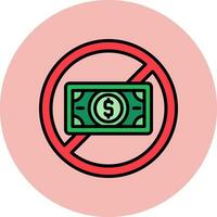 No Money Vector Icon