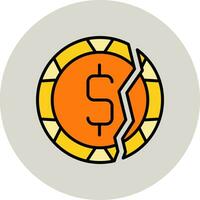 Bankruptcy Vector Icon