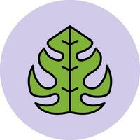 Philodendron Vector Icon