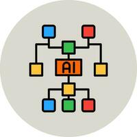 Artificial Intelligence Vector Icon