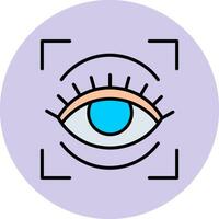 icono de vector de visión