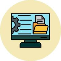 icono de vector de desarrollo web