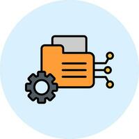 Data Management Vector Icon