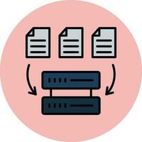 icono de vector de recopilación de datos