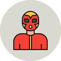 luchador vector icono