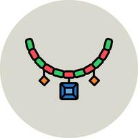 icono de vector de collar