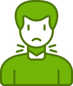 tiroides vector icono