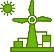 Wind Energy Vector Icon