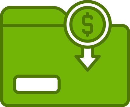 icono de vector de carpeta