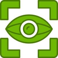 Eye Tracking Vector Icon