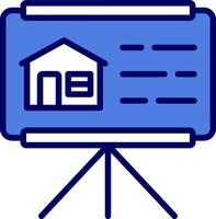 icono de vector de presentación