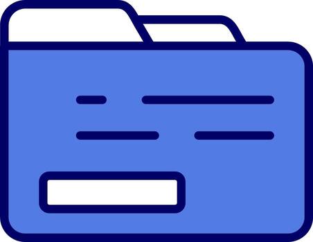 icono de vector de carpeta