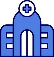 icono de vector de hospital