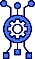 icono de vector de algoritmo