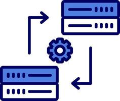 Data Synchronization Vector Icon