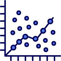 Linear Regression Vector Icon