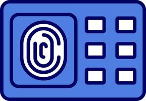 Fingerprint Scanner Vector Icon