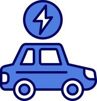 Electric Car Vector Icon