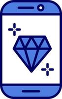 icono de vector de diamante