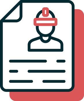 icono de vector de documento