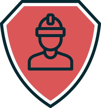 icono de vector de escudo