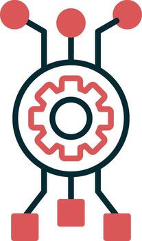 icono de vector de algoritmo