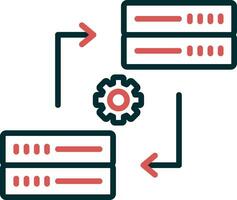 Data Synchronization Vector Icon