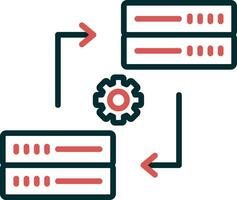 Data Synchronization Vector Icon